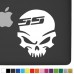 Chevy SS Badass Skull Decal